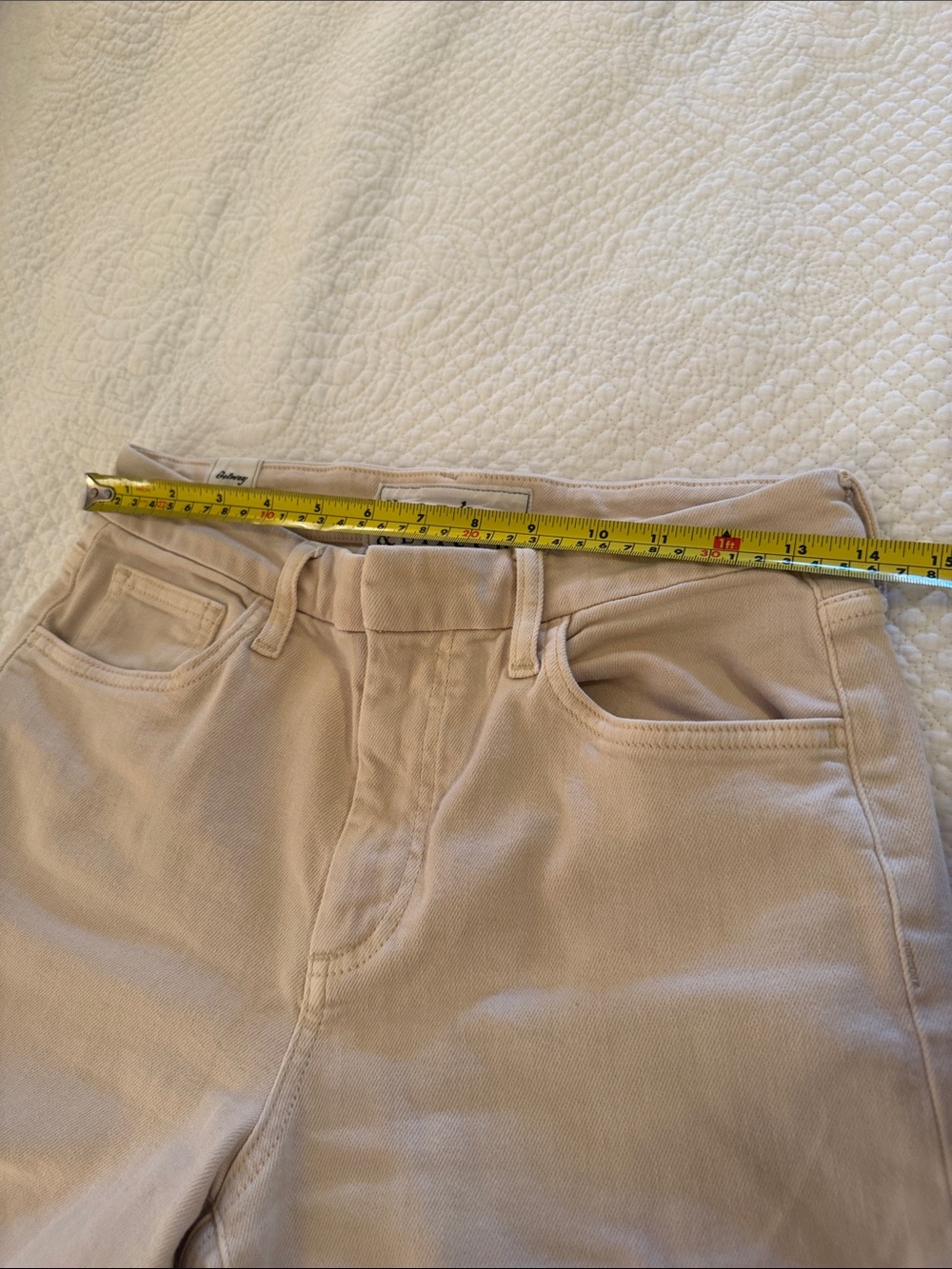 Frank & Eileen Wide-Leg Galway Jeans in Beige - Picture 5 of 8